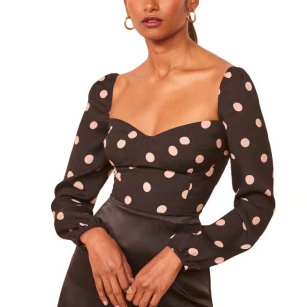 Reformation Reign Top Kisses Size 12